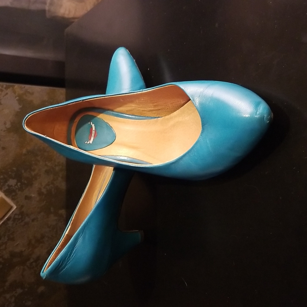 Dime Teal Heels - 9